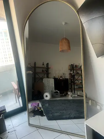 Big gold mirror