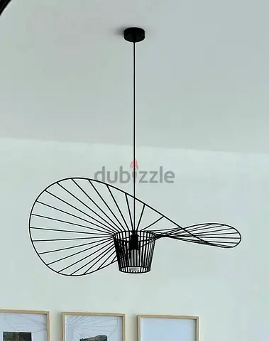 Ceiling Light Pendant Black 100 cm Large Modern