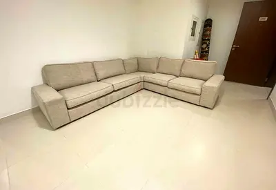 Excellent condition Ikea Kivik Corner L shape sofa beige Color