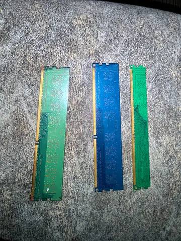 Used Ddr 3  RAM sticks (3 modules) for desktop 4gb ram ea h total 16 gb
