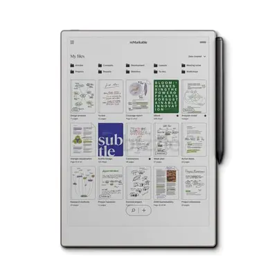reMarkable Paper Pro Color —  Digital Paper Tablet with Marker and original case plus another case.
