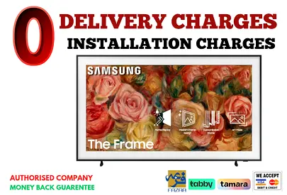 Samsung 65 Inch TV Smart QLED The Frame TV -4K/ Brand New/ 1 Year Warranty