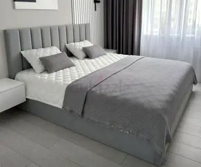 Brend New fabric wooden Queen size 160x200 Bed with Madical Matress Available