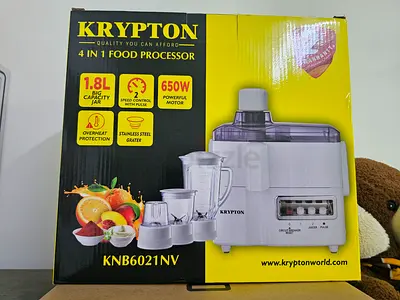 Krypton 4-in-1 Food Processor KNB6021NV — 1.8L, 650W (Boxed)