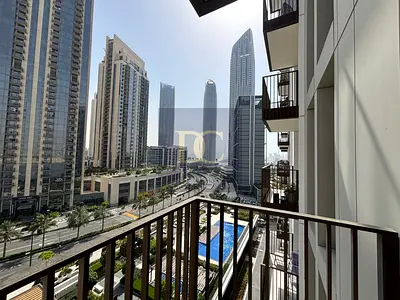 Waterfront 1BR | Creek Crescent | Sea & Marina View | Unfurnished