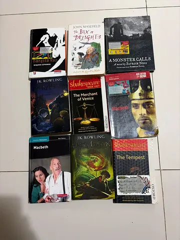 Bundle of Classic  Young Adult Fiction Books (9 books)TOTAL 200. NEGOTIABLE