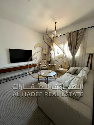 Modern Furnished Two Bedroom Hall Apartment for Rent in Sharjah Al Qassimia Parking Available Flexible Payment 4 Cheques Prime Location Rent 45,000 AE