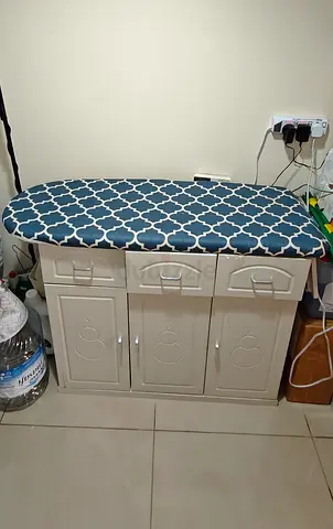 Iron/Press table cabinet with storage