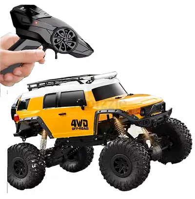HB Toys Clamber 1:10 4WD Remote Control Off-Road RC Car (Yellow)