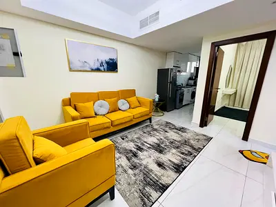 FULLY FURNISH LUXURIOUS 1 BEDROOM APARTMENT WITH 1 BATHROOM GYM POOL PARKING FREE ON PRIME LOCATION CONTACT US NOW