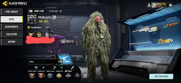 Call of duty mobile account for sale
