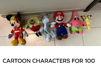 Cartoon characters Plushies for Sale