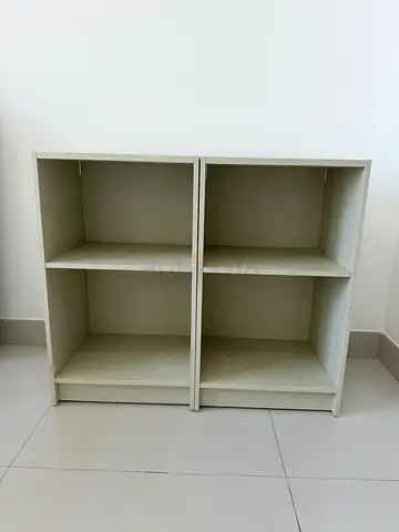 2 Side tables with Storage Shelf  - Perfect Condition