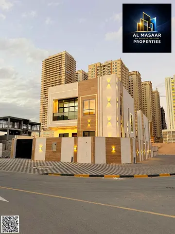 A unique opportunity at an attractive price and with no annual fees: Own a villa for sale in Ajman, first occupancy, freehold, super deluxe finishing,