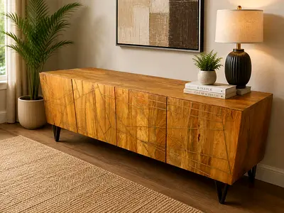 West Elm Solid Wood Tv Table
