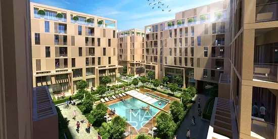 Modern Studio with Balcony in Prime Location | Al Mamsha, Sharjah