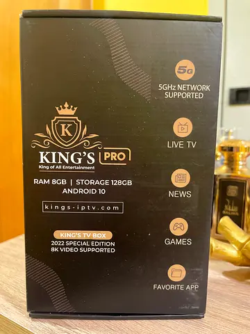 Kings UPro Android TV Box - 8GB RAM, 128GB Storage (Like New)