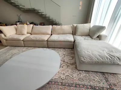 Marina Homes feather 🪶 filled modular five piece sofa