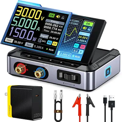 FNIRSI DPS-150 DC Power Supply Variable, 0-30V 0-5A Adjustable DC CNC Power Supply
