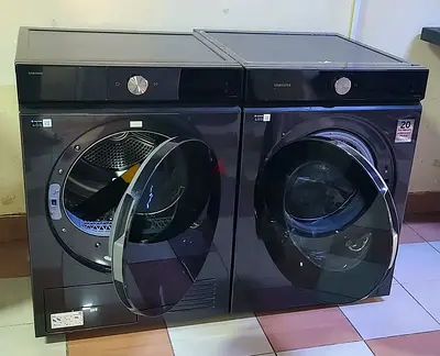 Samsung latest model bespoke 11.5 kg washer and 9 kg dryer separate set with WiFi model by hadua