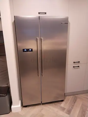 Bosch series 8 fridge Stainless Steel Side-by-Side Refrigerator —free delivery