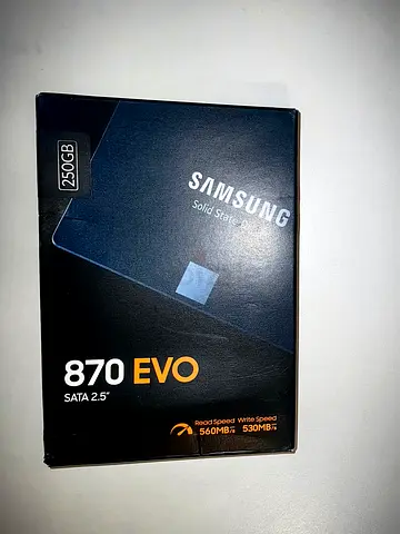 Brand New SSD - 870 EVO 250GB 2.5 Inch SATA III Internal SSD