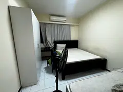 Private room for rent at border of dubai and sharjah for bachelor preference Asian