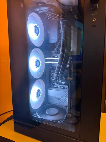 RTX 4090 / 7800X3D / 64GB / 2TB - 4K Gaming mATX PC w/ 4K Monitors, Lightbar, Soundbar speakers