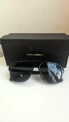 Dolce  Gabbana Black Sunglasses for men with Case