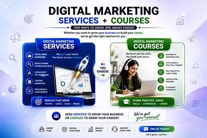 🚀 Digital Marketing Courses and Services | Social Media Marketing | Google Ads | Meta Ads | SEO 🎯