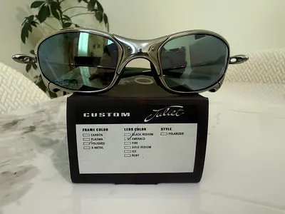 Oakley Juliet Polished frame with LG Emerald lens