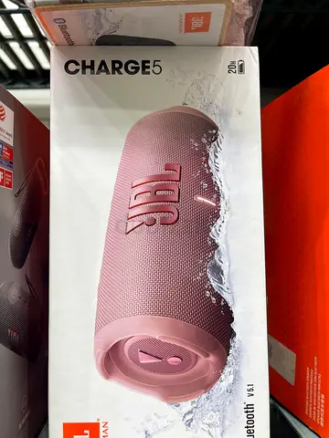 JBL Charge 5 Portable Bluetooth Speaker - Pink (Like New)