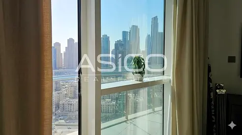 Furnished 2BR | Burj Khalifa View | Business Bay