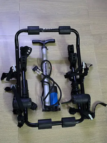 Car rack caycle carrer plus air hand pump