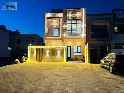 For sale: 6 master bedrooms, 8 bathrooms, majlis, spacious living room, main kitchen, laundry room, maid’s room, ground + first floor, built-up area 3