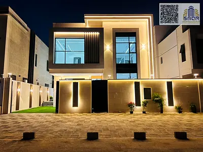 فيلا فاخرة بمساحات واسعة وتصميم عملي، مناسبة للعائلات، مع مسبح وغرفة خادمة، جاهزة للسكن.