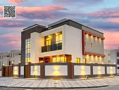Corner villa facing a mosque and a main street, high-end finishing. Price includes transfer fees an