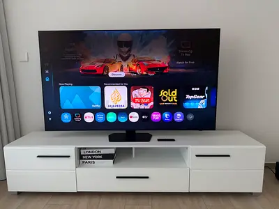 Like new Samsung 65” QN90F Neo QLED 4K Smart TV + TV stand