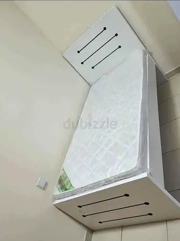 Brand New Single Bed Frame with Mattress - White