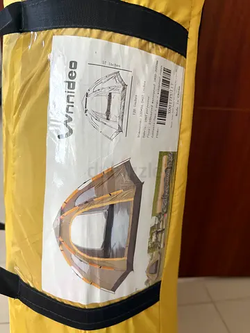 Compact Pop-up Camping Tent + two sleeping bags (all brand new)