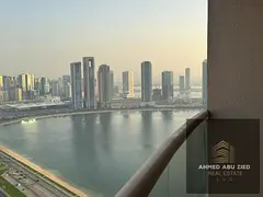 Luxurious two-bedroom apartment with a living room for rent in Al Khan, near Al Tarboush Al Souri. I