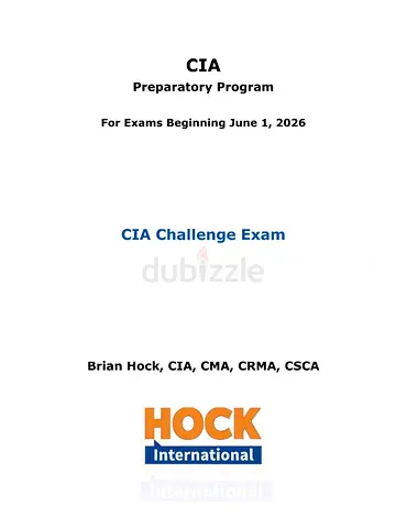 2026 Hock CIA Challenge Exam Ebook and Qbank available now.
