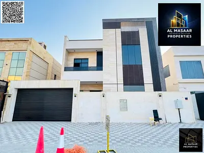 Modern villa with two floors and a roof, 5 master rooms, with an elevator, at a price including air conditioning and negotiable.
