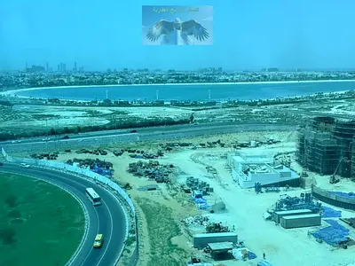 Open view two balconies gym pool near dubai