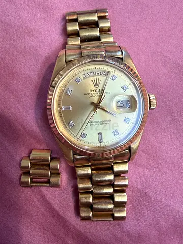 Rolex vintage yellow gold 36mm daydate
