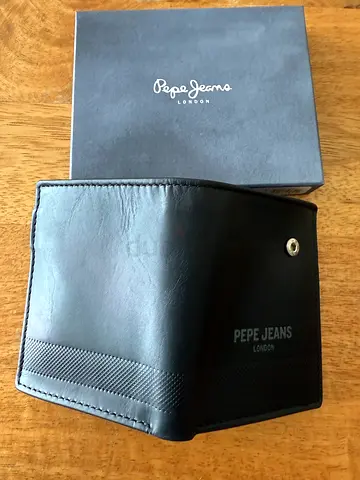 Pepe Jeans Black Leather Wallet