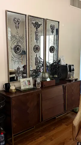 Luxury Vintage Mirror Wall Panels – Set of 4