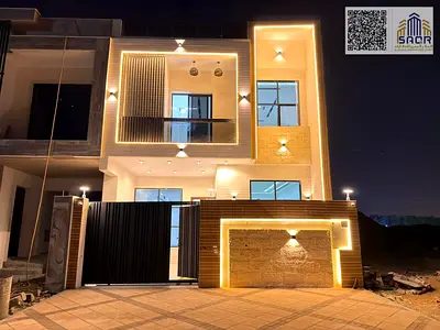 Two-story villa with a rooftop for sale, price includes registration and ownership fees.
