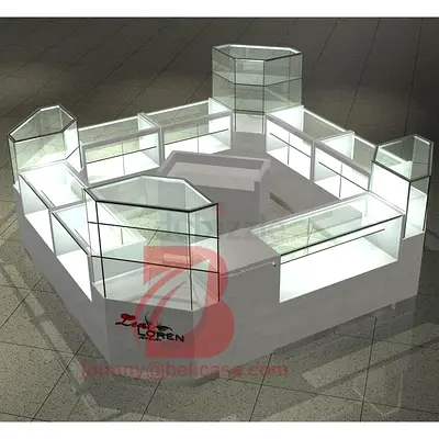 Elegant Mall Jewelry Kiosk