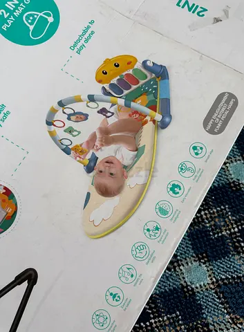 Baby play may gym cradle